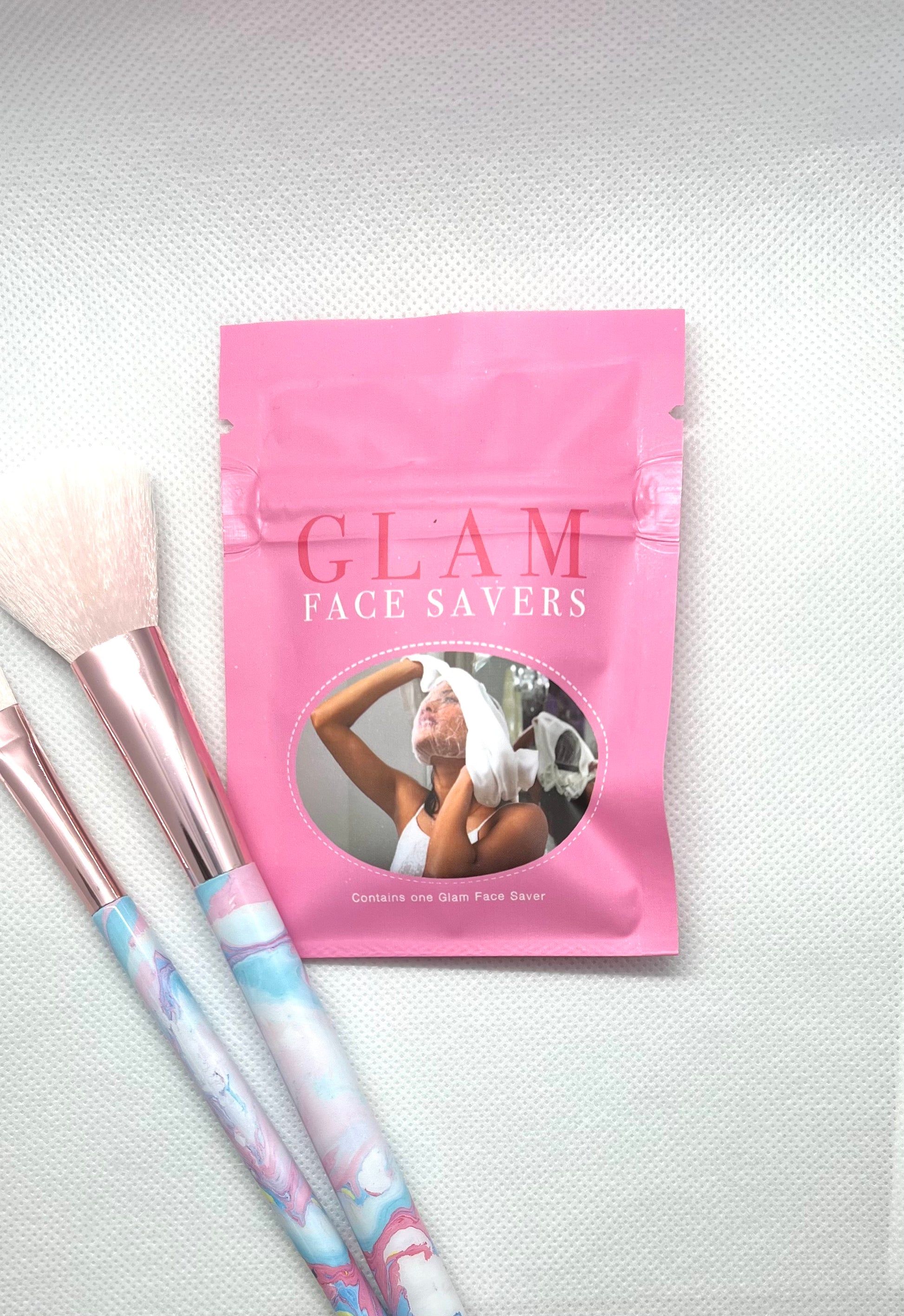individually wrapped Glam Face Saver